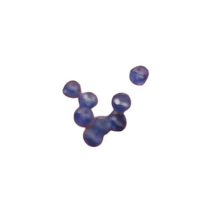 Tanzanite (approx 3cts) Rondelle Faceted Bead Parcel | 4x2mm | Blue | 8 Beads |