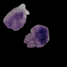 Load image into Gallery viewer, Amethyst Natural Crystals Parcel | 26x19x19 and 26x17x17mm | Purple | 2 Beads |
