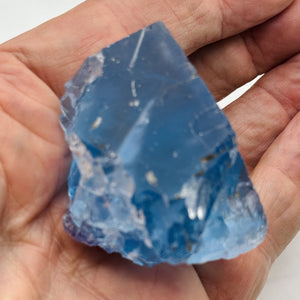 Fluorite126g Perfect Natural Specimen| 44x43x37mm | Blue | 1 Display Specimen |