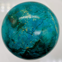 Load image into Gallery viewer, Chrysocolla Crystal 358g Sphere | 2 1/2&quot; | Blue Dark Green | 1 Collector&#39;s Item|
