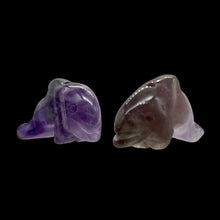 Load image into Gallery viewer, Jumping Carved Amethyst Dolphin Animal Beads
