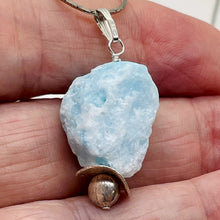 Load image into Gallery viewer, Hemimorphite 14K Gold Filled Natural Pendant | 1&quot; Long | Blue | 1 Pendant |
