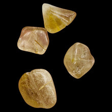 Load image into Gallery viewer, Gold Rutilated Quartz Nugget Beads Clear Quartz 4 Beads Brazil
