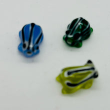 Load image into Gallery viewer, Frog Lampwork Glass Jumping Frog Beads | 17x12x9mm | Multi-Color | 4 Beads |
