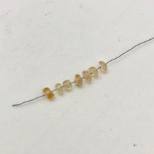 Load image into Gallery viewer, 7 Beads of Natural 3x2.5-2.75x2mm Imperial Topaz Faceted Roundel 6187
