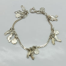 Load image into Gallery viewer, Nautical! Sterling Silver 7" Charm Bracelet 10050A
