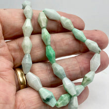 Load image into Gallery viewer, Beautiful Lantern Cut 14x7mm Jade Bead 8 inch Strand ( 14 Beads) 001343HS
