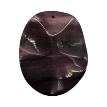 Load image into Gallery viewer, Mookaite Large Oval Pendant Bead | Maroon, Pink | 50x40x6mm |
