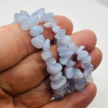 Load image into Gallery viewer, Natural Blue Chalcedony Nugget Bead Strand | 3x4x6mm to 6.5x8x10mm | 98 Beads |
