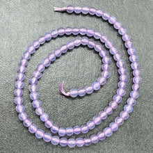 Load image into Gallery viewer, Chalcedony AAA Rare Bead Strand | 4mm | Purple | 100 Beads |
