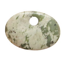 Load image into Gallery viewer, Harmony Stone Oval Centerpiece Bead - Snowy Lands| 63x45x8mm | 1 Bead |
