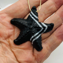 Load image into Gallery viewer, Stunning! Carved Sardonyx Starfish Large Pendant Bead | 58x55x10mm |
