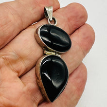 Load image into Gallery viewer, Unique Natural Onyx &amp; Sterling Silver Pendant 4220
