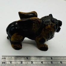 Load image into Gallery viewer, Winged Temple Dog Carved Figurine | 1 Statue | | 1 1/4 x 1 3/8" | Brown
