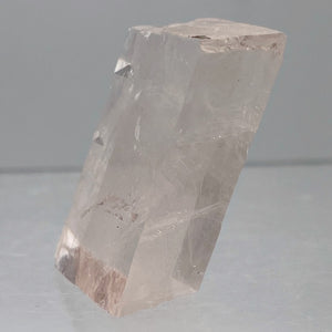 Optical Calcite / Iceland Spar 20g Rectangular Prism | 31x19x12mm | Pink, Clear|