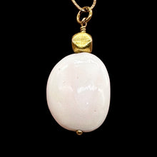 Load image into Gallery viewer, Conch Shell Drop 14K Gold Filled Pendant | Gentle Pink | 1 1/2&quot; Long |
