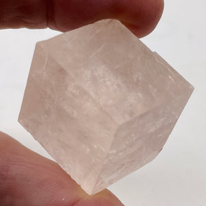 Optical Calcite Iceland Spar 25g Rectangular Prism | 22x20x19mm | Clear Pink |