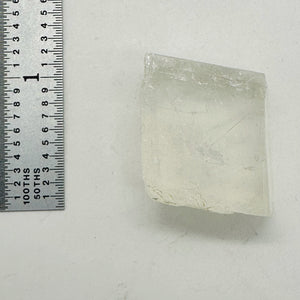 Optical Calcite Iceland Spar 21G Rectangular Display Specimen| 25x22x13mm|Clear|