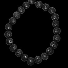 Load image into Gallery viewer, Dawn of Creation Lava Disc Focal Bead Strand | 18x11mm | 23 Beads |
