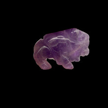 Load image into Gallery viewer, Prosperity Amethyst Hand Carved Bison / Buffalo Figurine | 21x11x8mm | Purple
