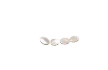 Load image into Gallery viewer, 4 Natural Mother of Pearl Shell 12x8mm Oval Beads 004367
