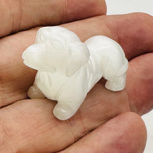 Load image into Gallery viewer, Dachhound Puppy Dog Carved Statue | 1 Figurine | | 40x17x25mm | Clear, White
