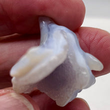 Load image into Gallery viewer, Blue Chalcedony Carved Druzy Flower Bead | 64 cts | 1 1/4" Long |
