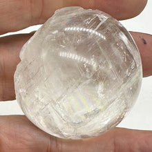 Load image into Gallery viewer, Optical Calcite Iceland Spar 82g Unique Specimen1/2 Sphere | 47x24mm | Clear |
