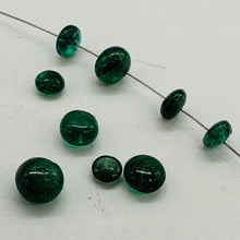 Load image into Gallery viewer, Emerald, Brazilian, 2.5Carat Rondelle | 2.5x1.5mm to 5x4mm | Green | 9 Beads
