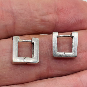 Horseshoe Sterling Silver On the Ear Earrings | 1/2" long | Silver | 1 Pair |