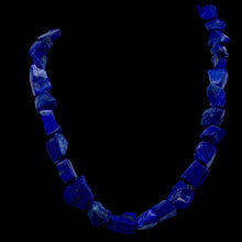Load image into Gallery viewer, Intense! Natural Gem Quality Lapis Lazuli Bead Strand | 35 beads | 14x11x6mm |

