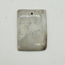 Load image into Gallery viewer, Crazy Lace Agate Designer Rectangular Pendant Bead | 40x30x5mm | Lavender Gray |
