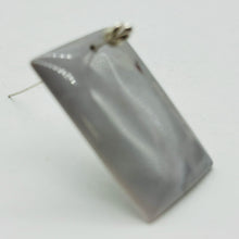 Load image into Gallery viewer, Crazy Lace Agate Designer Rectangular Pendant Bead | 40x30x5mm | Lavender Gray |

