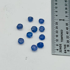 Tanzanite (approx 2.5cts) Rondelle Bead Parcel | 3x2mm | Blue | 10 Beads |