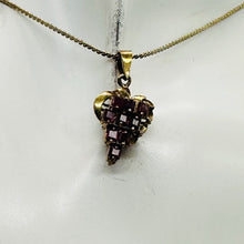 Load image into Gallery viewer, Ruby Gemstone Vermeil Pendant Necklace | Red | 1 inch long | 1 Pendant |
