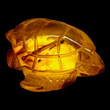 Load image into Gallery viewer, Amber Sea Turtle Carved Figurine | 1 Turtle {
