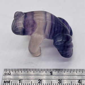 Frog Fluorite Glass Frog Figurine