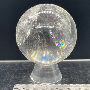 Quartz 284g (10oz) Sphere | 60mm (2.36") | Clear | 1 Display Specimen |