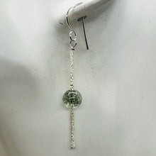 Load image into Gallery viewer, Sparkling Actinolite Quartz Sterling Silver Earrings | 2&quot; long | 1 Pair |
