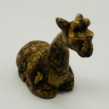 Load image into Gallery viewer, Giraffe Resting Animal Stone Carving | 1 Figurine | 1 5/8 x 1 5/8" | Brown
