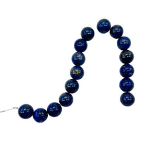 Load image into Gallery viewer, Stunning Natural Lapis 12mm Round Bead Strand 110417
