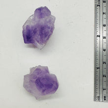 Load image into Gallery viewer, Amethyst Natural Crystals Parcel | 29x27x15 and 27x23x15m | Purple | 2 Beads |

