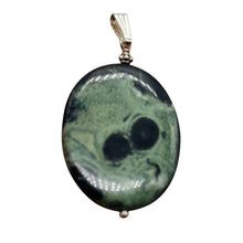 Load image into Gallery viewer, Exotic Kambaba Jasper Oval Sterling Silver Pendant | 2 1/4&quot; Long | 1 Bead |
