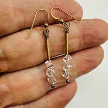 Load image into Gallery viewer, Holiday Sparkle AAA Quartz Earrings and 14Kgf 6270
