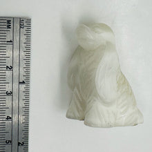 Load image into Gallery viewer, Cocker Spaniel Carved Statue | 1 Figurine | | 37x30x23mm | Clear, White
