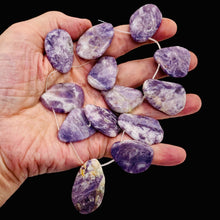 Load image into Gallery viewer, Hot Purple Flower Sodalite Pendant Bead Strand 108718
