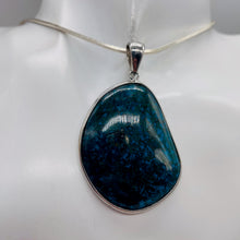 Load image into Gallery viewer, Chrysocolla Sterling Silver Oval Pendant | 2&quot; Long | Blue, Green | 1 Pendant |
