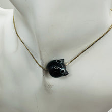 Load image into Gallery viewer, Kitty Cat Ceramic Round Beads | 15mm | Black | 4 Beads |
