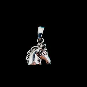 Pony Horse Sterling Silver Charm | 1/2" Long | Silver | 1 Pendant |