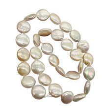 Load image into Gallery viewer, Amazing Natural Multi-Hue FW Coin Pearl Strand 104757A
